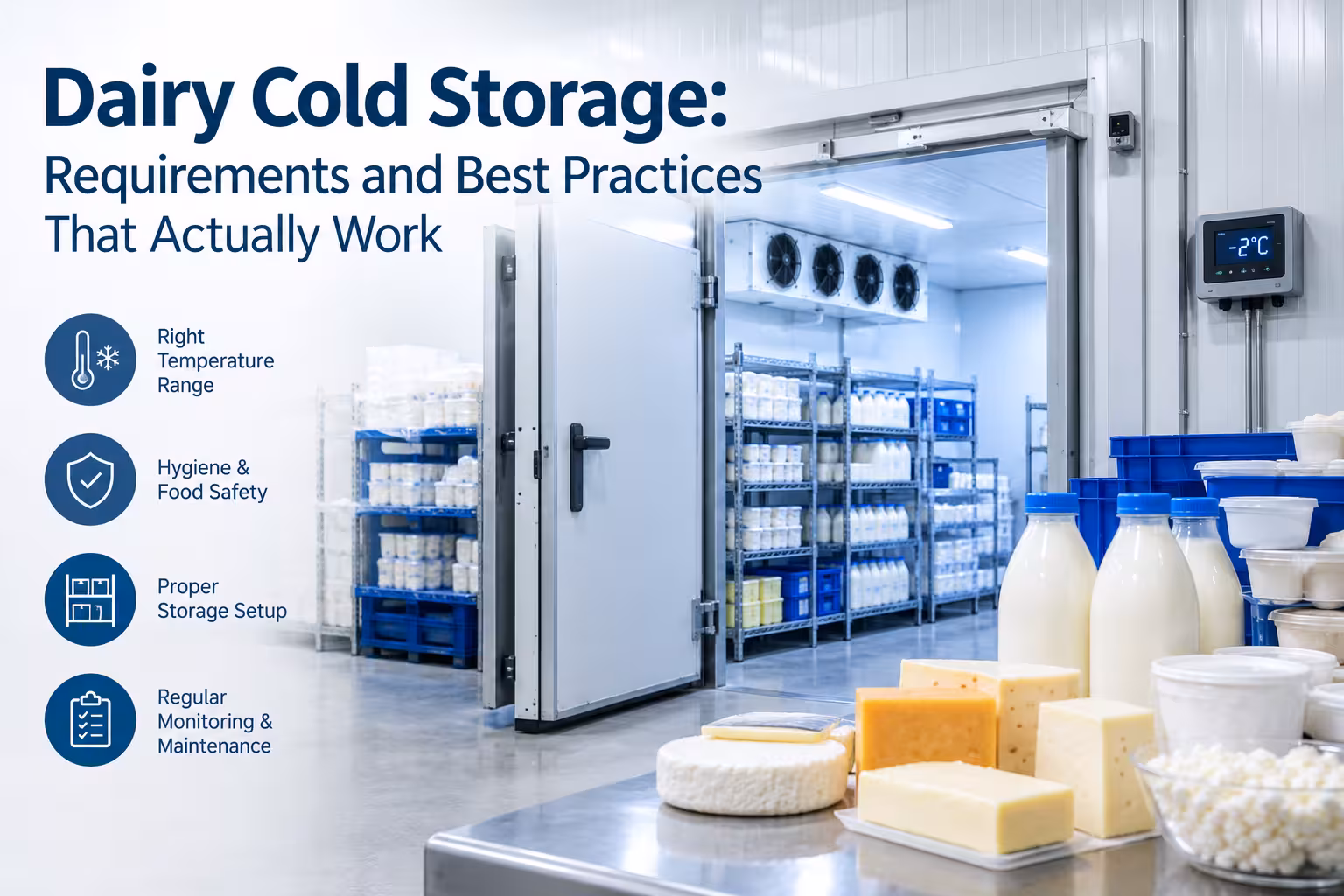 Dairy Cold Storage: Requirements & Best Practices